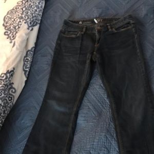 Ann Taylor Curvy boot cut jeans; size 6